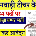 Anganwadi Jobs Recruitment 2024 Apply online. This image is show one Application form for Anganwadi Jobs Recruitment 2024